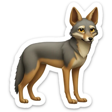 Jackal Full Body sticker