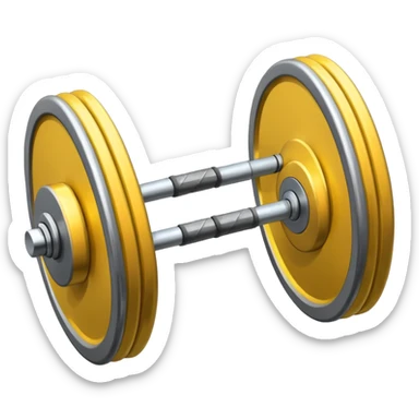 Barbell sticker