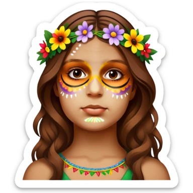 Flower-Crowned Dancer sticker