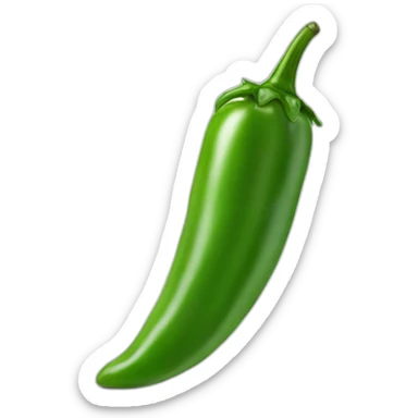 green chilli sticker