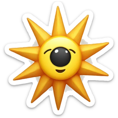 Aesthetic Sun Star  sticker