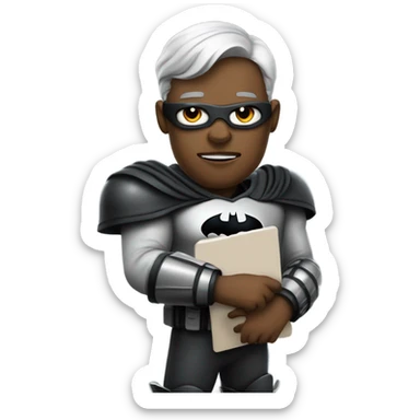Batman football coach sticker