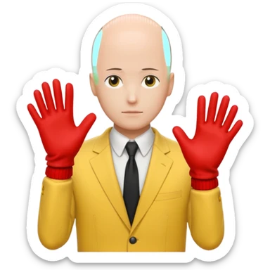 Generate saitama like from the anime sticker