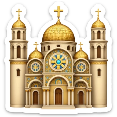 Byzantine church sticker