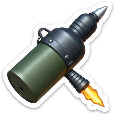 RPG ammo with sticky grenade sticker