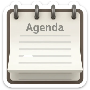 Una agenda para reservas sticker
