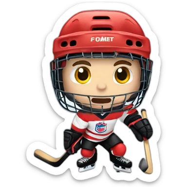 Hockey sticker