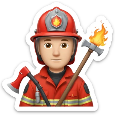 fireman sticker