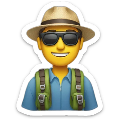 Guia turista sticker