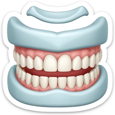 prosthetic denture  sticker
