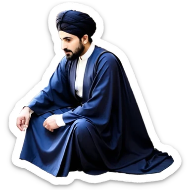 یک پرچم که بالاش سبز و پایینش قرمز و وسطش سفید به همراه نماد خورشید sticker