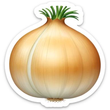 white onion sticker
