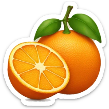 Orange sticker