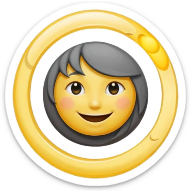 Genarate me a emoji of Drak mode moon and bright mode sun Like we got In our mobile phones sticker