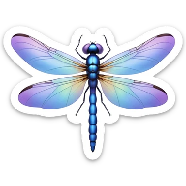 Periwinkle Dragonglfly emoji sticker