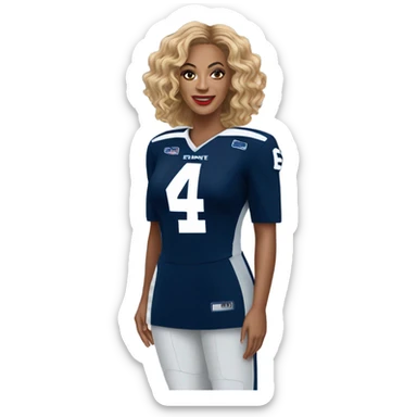 beyoncé penn state jersey sticker