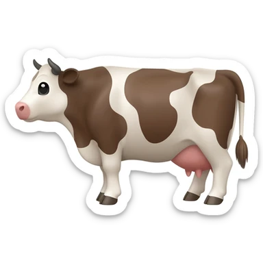 cow sticker