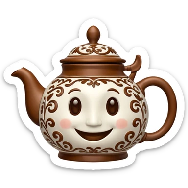 talking teapot sticker