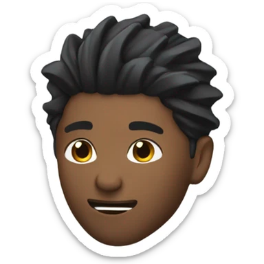 ninja getting a low taper fade sticker