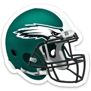 Philadelphia Eagles helmet sticker
