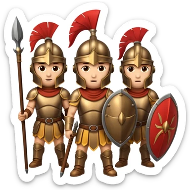 trojan army sticker