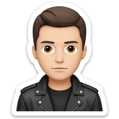 Connor from detroit become human sticker