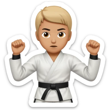 Karate sticker