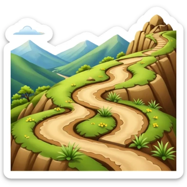 Hiking trail sticker