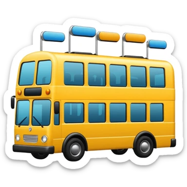 Crea un emoji de transporte público sticker