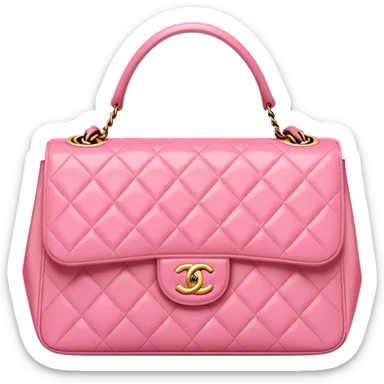 Pink Chanel bag sticker