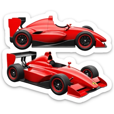 carro de corrida sticker