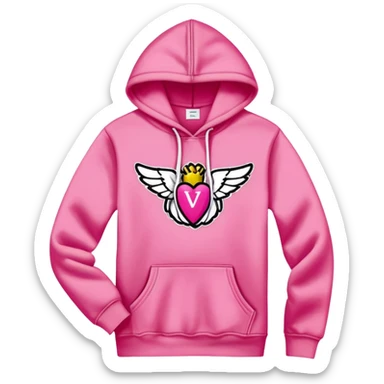 Victoria's Secret PINK hoodie with logo on the front sticker