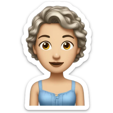 Marciana hermosa sticker