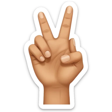 finger pointing straight ahead to me sticker