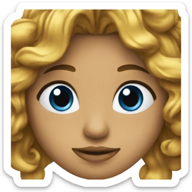 Uma raposa azul  sticker