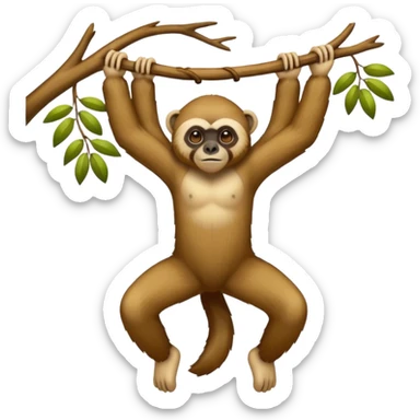 Gibbon sticker