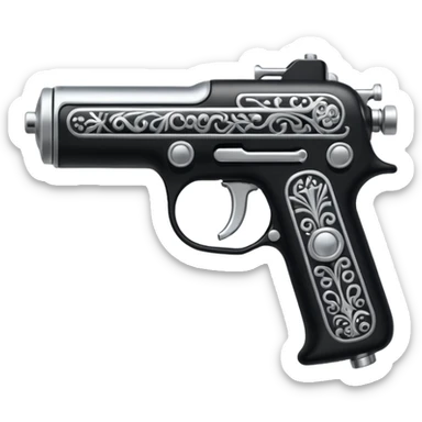 tattoo gun sticker