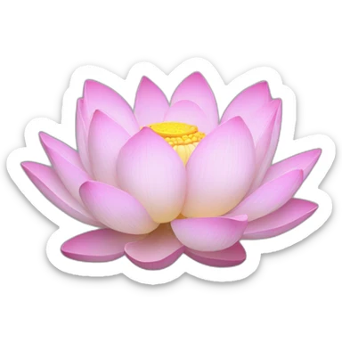 lotus flower sticker