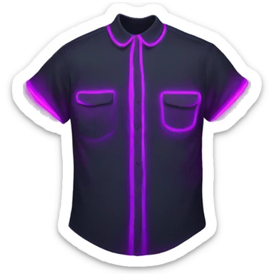 Neon shirt sticker