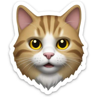 cat in warzone  sticker