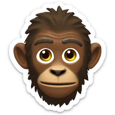 macaco en el videojuego de rust sticker