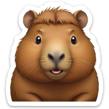 cappybara farting  sticker