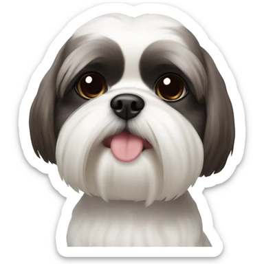 3 Shih tzus sticker