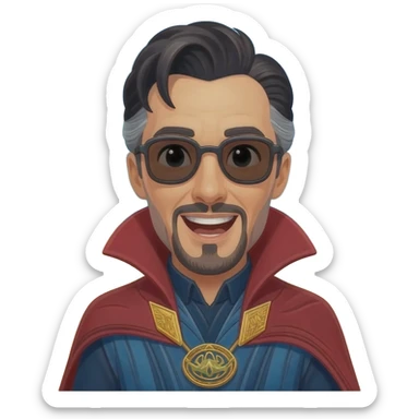 Doctor Strange is on vacation sticker