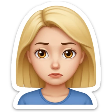 Suspicious girlfriend sticker