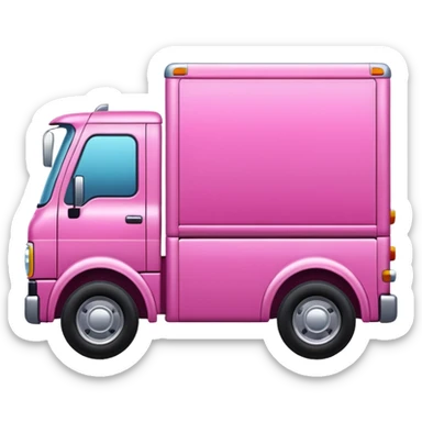 Pink truck sticker