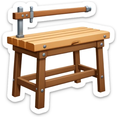 minimalist Workbench sticker