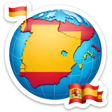 spanish speaking countries sticker