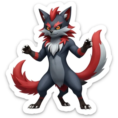 Nargacuga-Torracat-Zoroark full body sticker