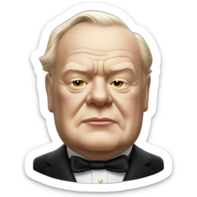 winston s churchill sticker